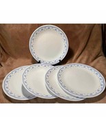 Vintage Morning Glory Pattern Set of (5) Corelle 10&quot; Dinner Plates  - £23.35 GBP