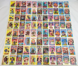 1986 Garbage Pail Kids OS4 Series 4 Uncut Sheets A &amp; B Set Woody Alan Checklist - $296.95