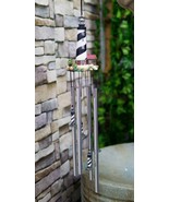 Cape Hatteras Lighthouse Nautical Beacon Resonant Relaxing Wind Chime Patio - $32.99
