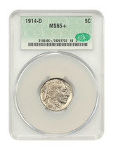 1914-D 5C CACG MS65+ - $1,935.15