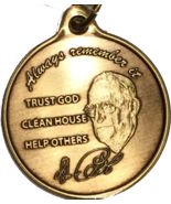 Dr Bob Rx Prescription Bronze AA Founders Keychain Always Remember It So... - $5.99
