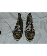 Christian Louboutin Two Tone Leopard Print Calf Hair Louis Spikes Size 4... - $4,699.51 MXN