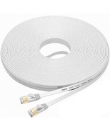 Cat7 Ethernet Cable 60 ft cat 7 Patch Cable Flat RJ45 High Speed 10 Giga... - £30.11 GBP