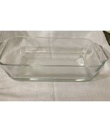 Anchor Hocking Clear Glass Loaf Dish Vtg - $11.29