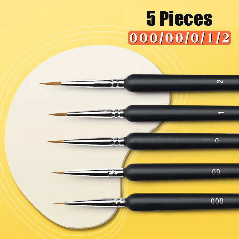 Hook Line Pen Percolation Pen Modeling Pointed Brush For Gund 1 2 0 00 0... - $212.49 MXN