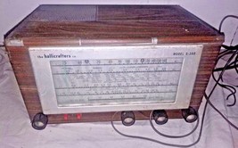 Vintage Hallicrafters Model S 38-D Radio Receiver Shortwave Radio Powers... - $168.29
