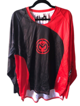Moose Racing Qualifier Jersey Shirt Large Red &amp; Black Long Sleeve Motorcross - £21.89 GBP