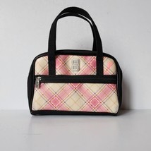 Official Nintendo DS Carrying Case Pink Plaid Pattern Purse Bag - $9.49