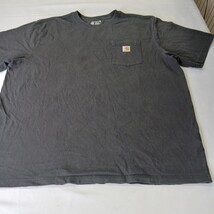 Carhartt K87 BLK Loose Fit Men's 2XL Black Cotton Workwear Short Sleeve T-Shirt image 12