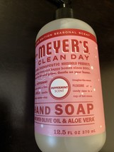 Mrs Meyer&#39;s  PEPPERMINT Hand Soap 12.5floz -Seasonal limited edition - £16.03 GBP