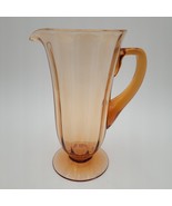 Beautiful Vintage Fostoria Vesper Glass Amber #5000-7 Flat Footed Tall P... - £46.21 GBP