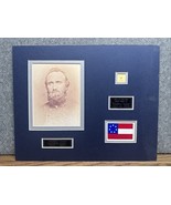 Stonewall Jackson Limited Edition Relic 124/300 Piece Of Civil War Scarf... - $197.99