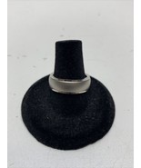 New Tungsten Silver Tone Wedding Ring Band Mens Size 7 KG  - $280.60 MXN