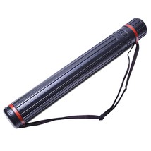 Poster Tube,Expandable Blueprint Carrying Transport Tubes,Black Waterproof 17.5" - £25.53 GBP