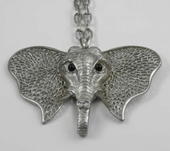 Huge Elephant Head Necklace - £19.91 GBP