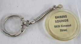 Vintage Embers Lounge Pittsburgh Pennsylvania Key Fob Keyring - £20.14 GBP