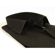 Men 100% Cotton Sport Shirt CIERO MONTERO Turkey Dress/Casual #18047-015 Black image 3
