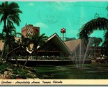 Hospitalité Maison Busch Jardins Tampa Floride Fl 1967 Chrome Carte Post... - $3.02