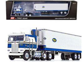 Kenworth K100 COE Flat Top w Vintage Air Foil 40&#39; Vintage Refrigerated Trailer B - £87.76 GBP