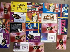 20 tarjetas telefónicas de Israel y Grecia - $131.26 MXN