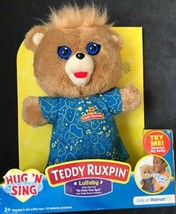 TEDDY RUXPIN Plush Bear In PJs SING A LONG LULLABY Nighttime Hugs Lovey ... - £15.84 GBP