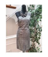 Allen B Women&#39;s Gray Polyester One Shoulder Off Casual Knee Length Dress... - $635.62 MXN