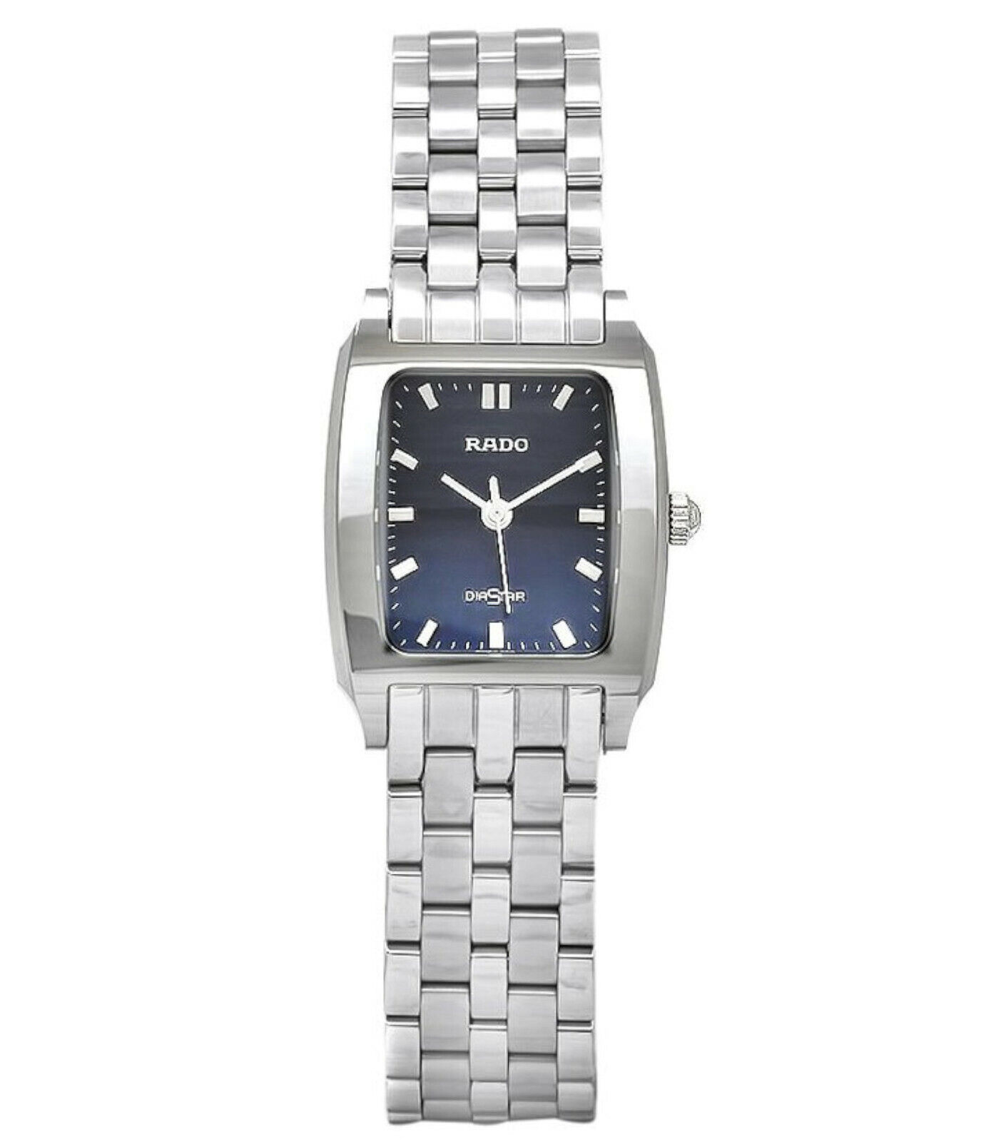 NEW R18572233 Women's DiaStar Blue Square Dial Silver SS Analog Quartz Watch - $574.15