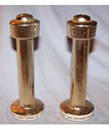 1968 HemisFair Gold-Tone World&#39;s Fair Tower of Americas Salt, Pepper Sha... - $373.12 MXN