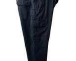 Duluth Trading Canvas Cargo Work Pants Mens 42x30 Black Heavyweight Jeans - £15.28 GBP