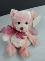 Dan Dee Collector's Choice 7 Inch Tall Pink Angel Bear Plush - $3.99