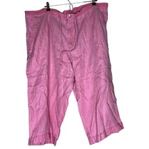 Liz Claiborne Livvy Woman&#39;s Petite Size 22 P Pink Zip Button and tie clo... - £12.79 GBP