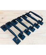 6 LARGE Cast Iron Handles Door Hardware Pull Gate Shed EASY GRIP Grasp B... - €38,20 EUR