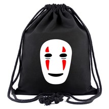 Novelty Anime Designs Canvas Drawstring Bags Japanese Cute Cloth BackpaGifts Tee - £16.72 GBP