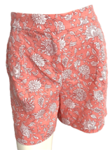 NWT J.Crew Pink Floral Linen Shorts Size 0 - £24.96 GBP