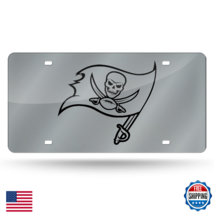 Rico NFL Tampa Bay Buccaneers Silver Laser Cut License Plate Tag - $49.33