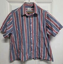 The Men's Store at Sear's Mens XL Shirt Short Sleeve Button Down Plaid V... - $15.83
