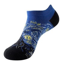 Famous Art Ankle Socks - Starry Night / Medium - $3.07