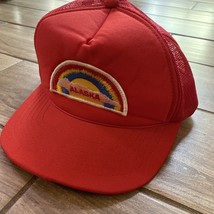 Vintage Alaskan Rainbows Trucker Hat Cap Rare USA - £157.31 GBP