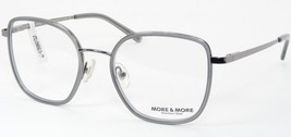 MORE &amp; MORE 50587 280 Plata / Humo Gris Raro Gafas 51-20-140mm Alemania - £75.84 GBP