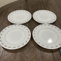 4 Pyrex Tableware by Corning Restaurant Ware 9.25” Round Green Leaf Plates - $39.59