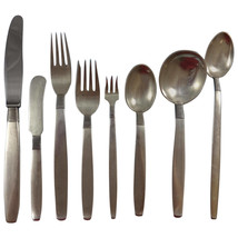 Silver Thread by Hingelberg Danish Sterling Silver Flatware Set Service 98 Pcs - £9,100.66 GBP