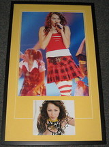 Miley Cyrus Signed Framed 22x36 Poster Display JSA Hannah Montana - £387.92 GBP