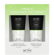 ACTiiV Hair Science Renew Healing Shampoo Treatment &amp; Conditioner 2 oz Set - $15.98
