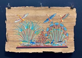 Stunning Handmade Egyptian Papyrus Artwork: Nature’s Symphony in Color , handmad - £91.99 GBP