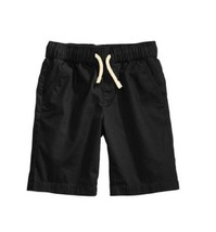 Epic Threads Little Boys 6 Deep Black Pullon Shorts with Drawstring NWT - £8.73 GBP
