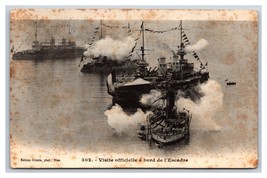 WWI French Ships at Nice France UNP DB Postcard W19 - $5.89