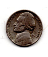 1941 Jefferson Nickel  Circulated Clear Date / Sharp Details -no silver - $13.66 CAD