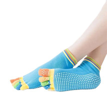 Blue Yoga Rainbow Toe Socks (Adult Medium) - £3.57 GBP