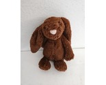 Jellycat Bashful Bunny Rabbit Small 8” Chocolate Brown Plush Stuffed Animal - $24.63