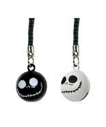 SET OF 2 JACK SKELLINGTON BELL CHARM Nightmare Before Christmas Cell Pho... - $170.40 MXN